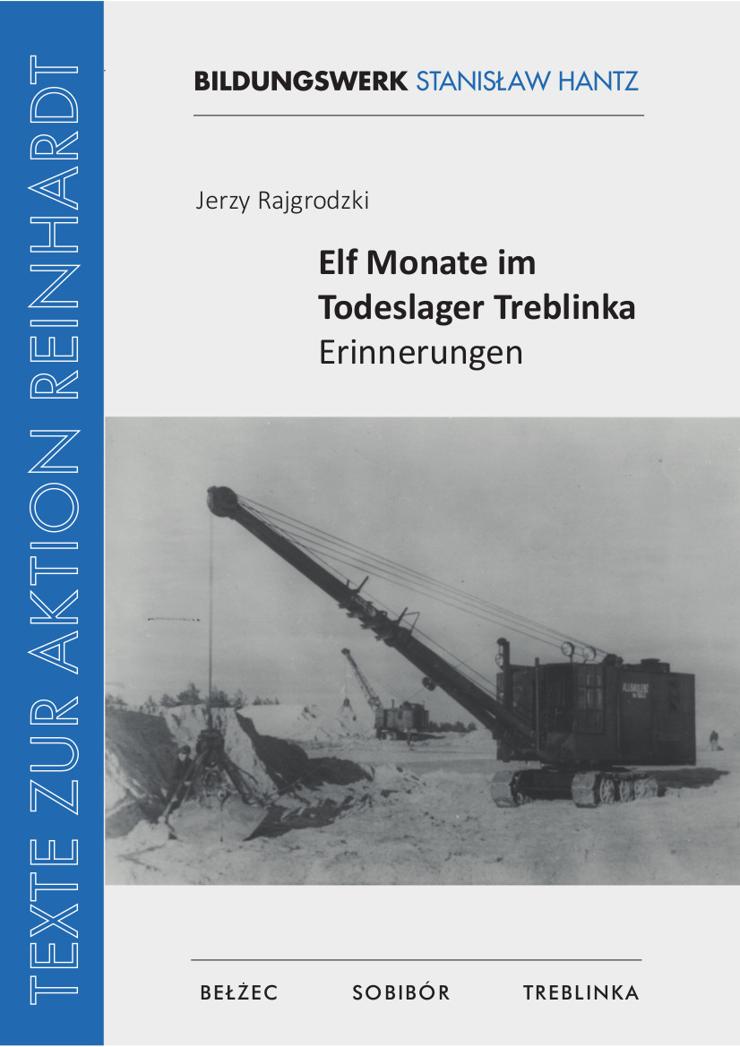 Titelblatt Broschüre Erinnerungen aus Treblinka - Jerzy Rajgrodzki